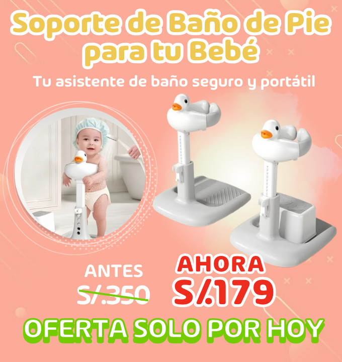 Soporte de Baño Multifuncional para tu Bebé